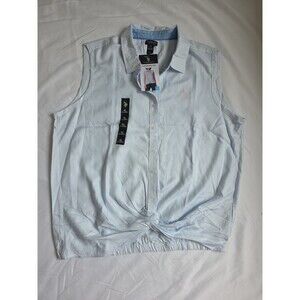 U.S. Polo Assn. Sleeveless Top Women’s‎ XL Navy Blue Casual Tank Shirt